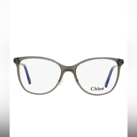 Chloe Tea Cup Eyeglasses Frames CE2727 035 Transparent Gray/Gold 54mm 2727 - Picture 1 of 2
